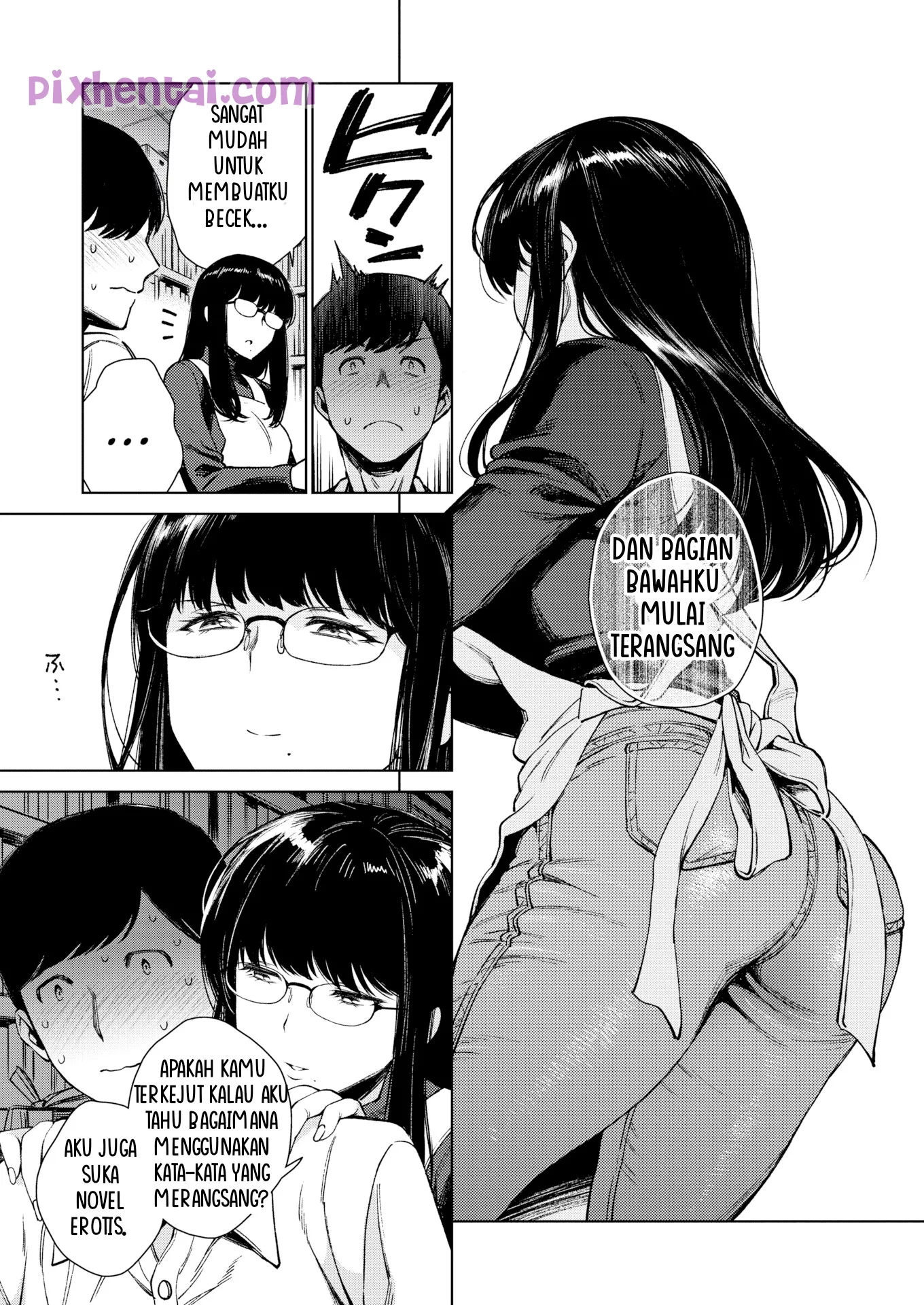 Komik hentai xxx manga sex bokep Kotone Tsumugi Penjaga Toko Buku yang sangat Sensual 5
